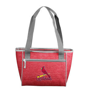 Logo Brand St. Louis Cardinals MLB Insulated Crosshatch 16 Can Cooler Tote Bag